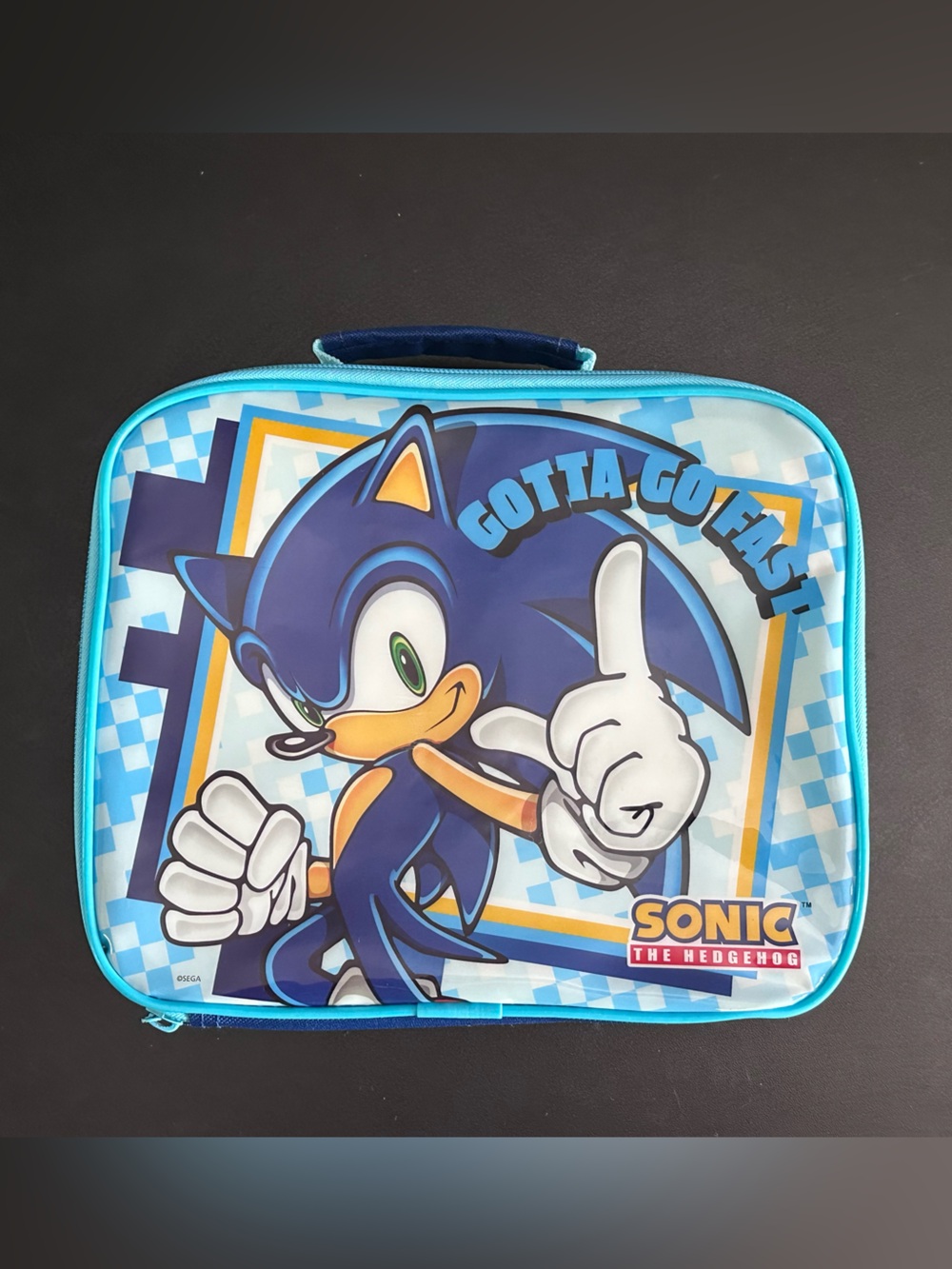 Sonic The Hedgehog Blue Lunchbox - 'Gotta Go Fast'